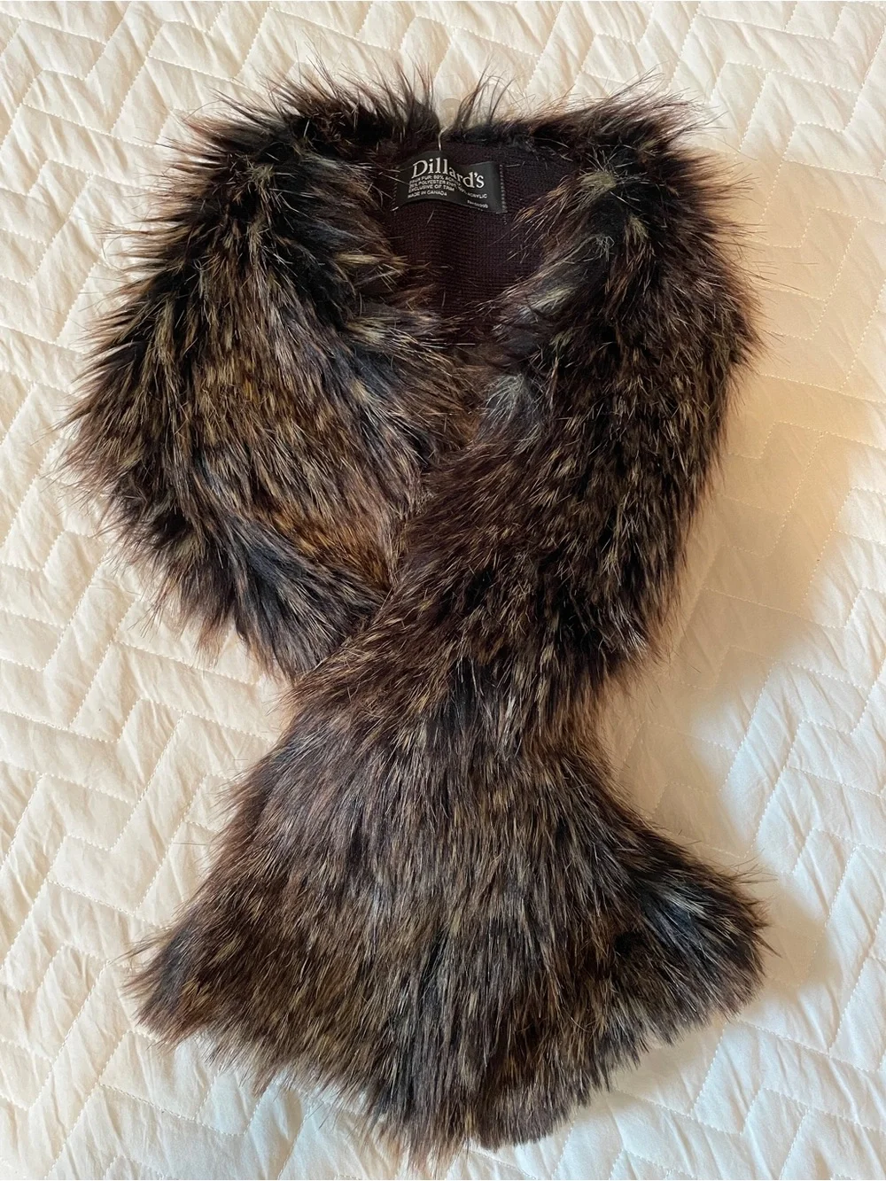 NTN Dillard's Faux Fur Collar